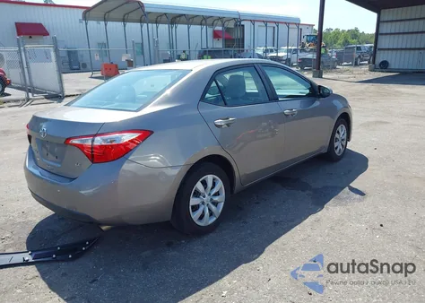 2016 Toyota Corolla Le из США, поврежденный, VIN 2T1BURHE7GC685972